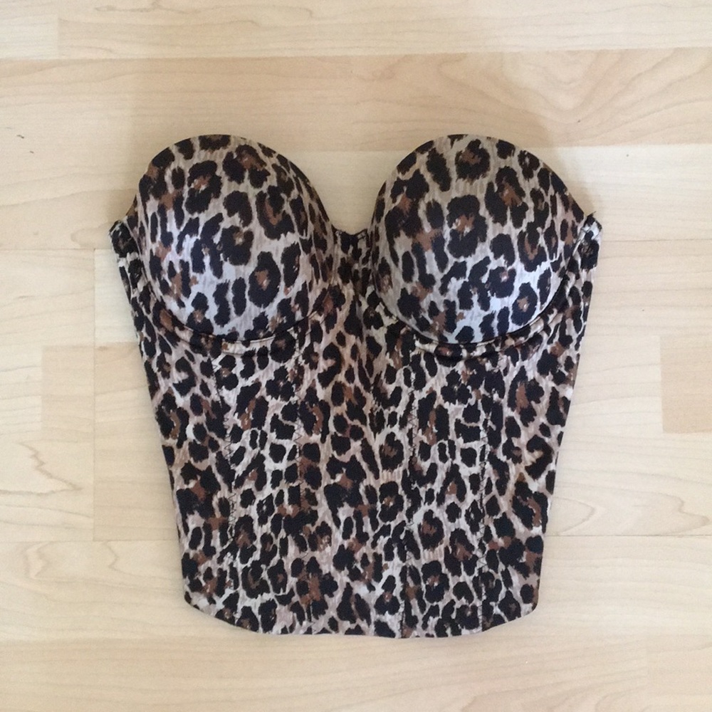 Victoria Secret Leopard Corset Top